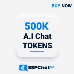 500K Chat Tokens fo A.I SSPChat
